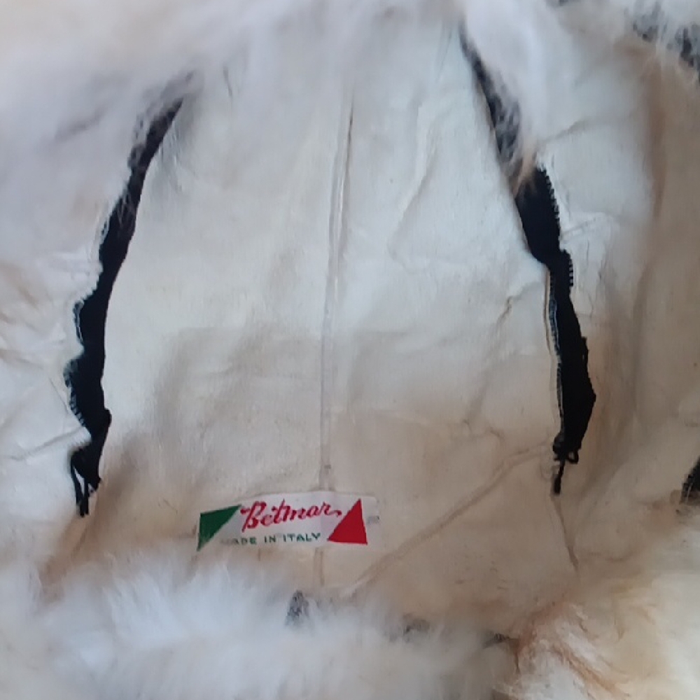 Betmar Ivory Fur Hat